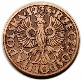 Obrazek 2 dla: 5 groszy 1938 II RP Warszawa