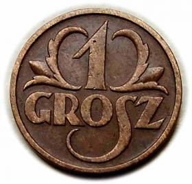 Obrazek dla: 1 grosz 1938 II RP Warszawa
