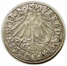 Obrazek 2 dla: Grosz 1544 Fryderyk II Legnicki Księstwo Brzesko  Legnicko  Wołowskie Legnica