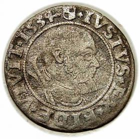 Obrazek dla: Grosz 1534 Albrecht Hohenzollern Księstwo Pruskie Królewiec