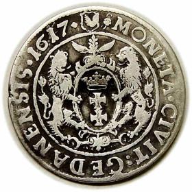 Obrazek 2 dla: Ort 1617 Zygmunt III Waza Gdańsk