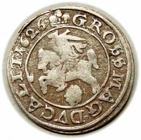Obrazek 2 dla: Grosz 1626 Zygmunt III Waza Wilno