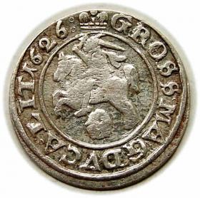 Obrazek 2 dla: Grosz 1626 Zygmunt III Waza Wilno