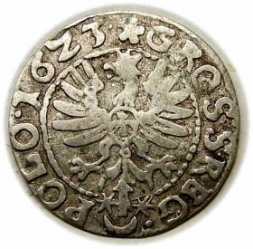 Obrazek 2 dla: Grosz 1623 Zygmunt III Waza Bydgoszcz