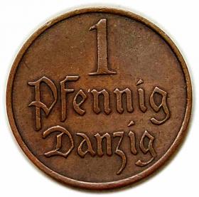 Obrazek dla: 1 fenig 1930 Wolne Miasto Gdańsk Berlin
