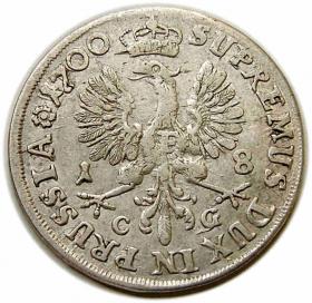 Obrazek 2 dla: Ort 1700 Fryderyk III Brandenburski Prusy Królewiec