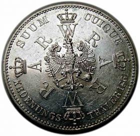 Obrazek 2 dla: Talar 1861 Wilhelm I Hohenzollern Prusy Berlin
