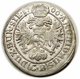 Obrazek 2 dla: 3 krajcary 1700 Leopold I Habsburg Brzeg