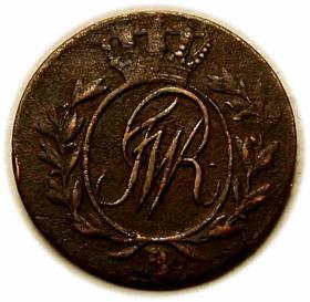Obrazek 2 dla: Półgrosz 1797 Fryderyk II Wilhelm Prusy Południowe Wrocław