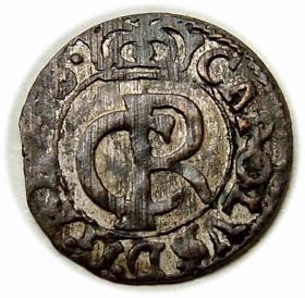 Obrazek dla: Szeląg 1662 Karol XI Inflanty Liwonia