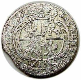 Obrazek 2 dla: Ort 1756 August III Sas Lipsk