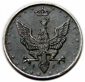 Obrazek 2 dla: 10 fenigów 1918 Królestwo Polskie Stuttgart