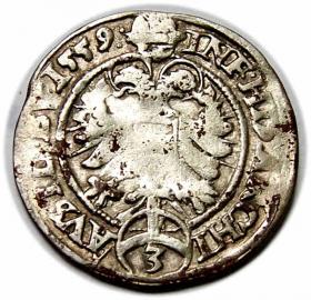 Obrazek 2 dla: 3 krajcary 1559 Ferdynand I Habsburg Austria Wiedeń