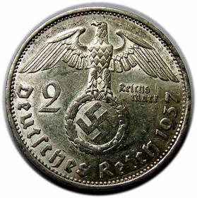 Obrazek 2 dla: 2 marki 1937 A Niemcy Berlin
