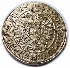 Obrazek 2 dla: 6 krajcarów 1673 Leopold I Habsburg Wrocław