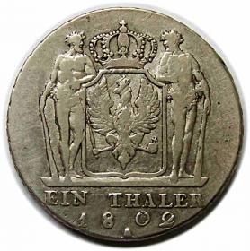 Obrazek 2 dla: Talar 1802 Fryderyk Wilhelm III Prusy Berlin