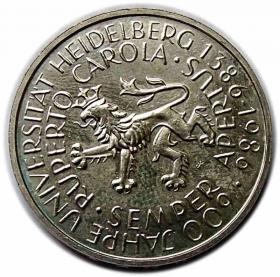 Obrazek dla: 5 marek 1986 D 600 lat uniwersytetu w Heidelbergu 