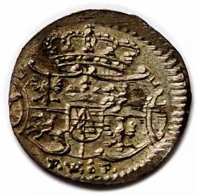 Obrazek 2 dla: Halerz 1747 August III Drezno