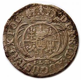 Obrazek 2 dla: 1/24 talara 1714 August II Mocny Drezno