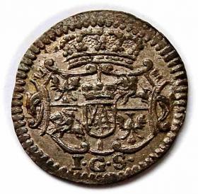 Obrazek 2 dla: Halerz 1734 August III Drezno 