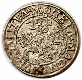 Obrazek dla: Półgrosz 1548 Zygmunt II August Wilno