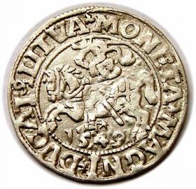 Obrazek dla: Półgrosz 1549 Zygmunt II August Wilno