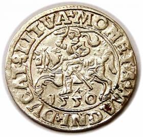 Obrazek dla: Półgrosz 1550 Zygmunt II August Wilno
