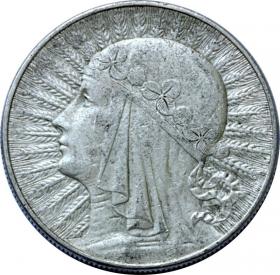 Obrazek dla: 10 złotych 1932 Głowa Kobiety II RP Warszawa