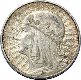 Obrazek dla: 10 złotych 1933 Głowa Kobiety II RP Warszawa