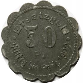 Obrazek dla: 50 fenigów 1922 Szczecin / Stettin