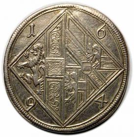 Obrazek 2 dla: 15 krajcarów 1694 Jan Ernst von Thun Salzburg
