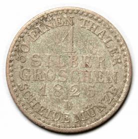 Obrazek 2 dla: 1 grosz srebrny 1825 Fryderyk Wilhelm III Niemcy Dusseldorf