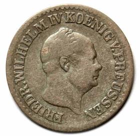 Obrazek dla: 1 silber groschen 1859 Fryderyk Wilhelm IV Niemcy Berlin