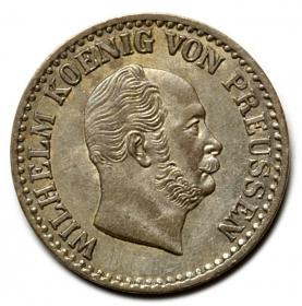 Obrazek dla: 1 silber groschen 1865 Wilhelm I Hohenzollern Niemcy Berlin