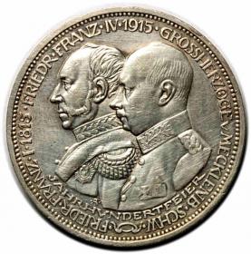 Obrazek dla: 3 marki 1915 Fryderyk Franciszek IV Prusy Berlin