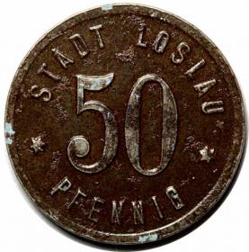 Obrazek dla: 50 fenigów 1918 Wodzisław Śląski / Loslau