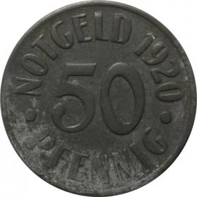 Obrazek dla: 50 fenigów 1920 Cassel