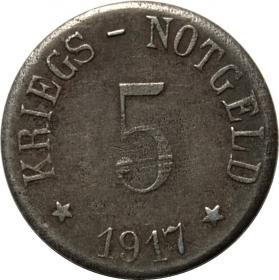 Obrazek dla: 5 fenigów 1917 Arzberg