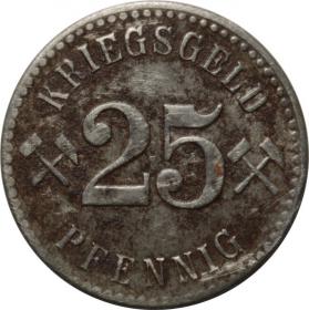 Obrazek dla: 25 fenigów 1918 Nowa Ruda / Neurode