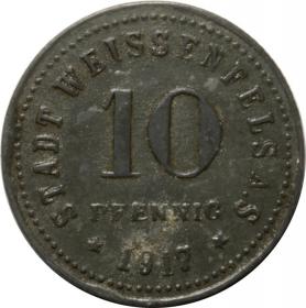 Obrazek dla: 10 fenigów 1917 Weissenfels