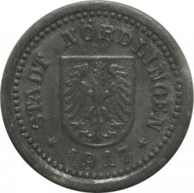 Obrazek dla: 5 fenigów 1917 Nordlingen