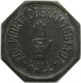 Obrazek 2 dla: 10 fenigów 1917 Hall