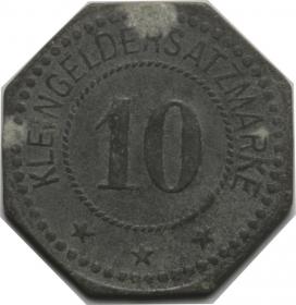 Obrazek 2 dla: 10 fenigów Bayeriche Uberlandcentrale Haidhof