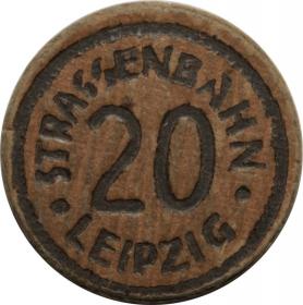 Obrazek dla: 20 fenigów Lipsk / Leipzig
