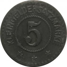 Obrazek 2 dla: 5 fenigów 1919 Landau
