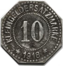 Obrazek dla: 10 fenigów 1918 Hersfeld