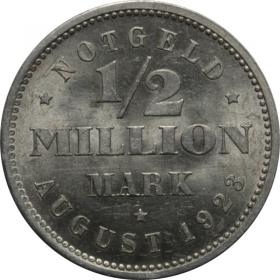 Obrazek dla: 1/2 miliona marek 1923 Hamburg