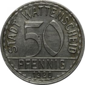 Obrazek dla: 50 fenigów 1921 Wattenscheid