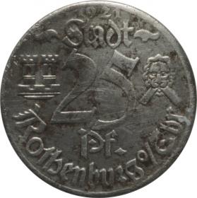 Obrazek dla: 25 fenigów 1921 Rothenburg