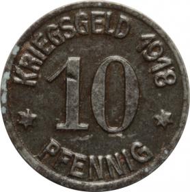 Obrazek dla: 10 fenigów 1918 Głogówek / Ober  Glogau